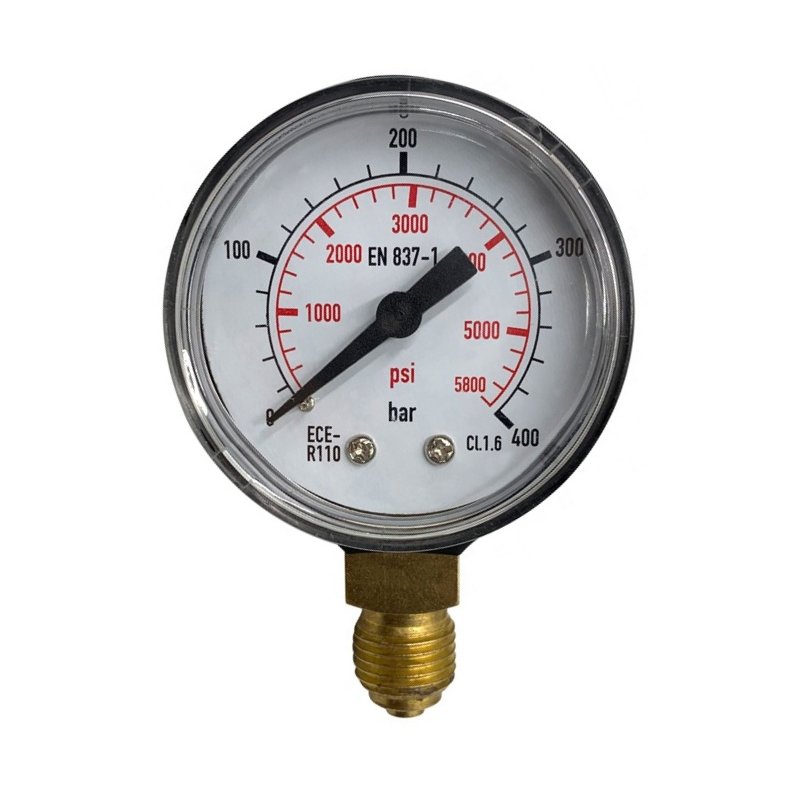 CNG pressure gauge G 1/4 black