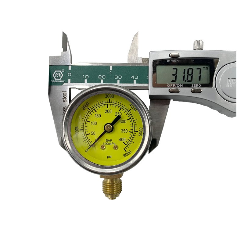 Manometr CNG G 1/4 Stal nierdzewna