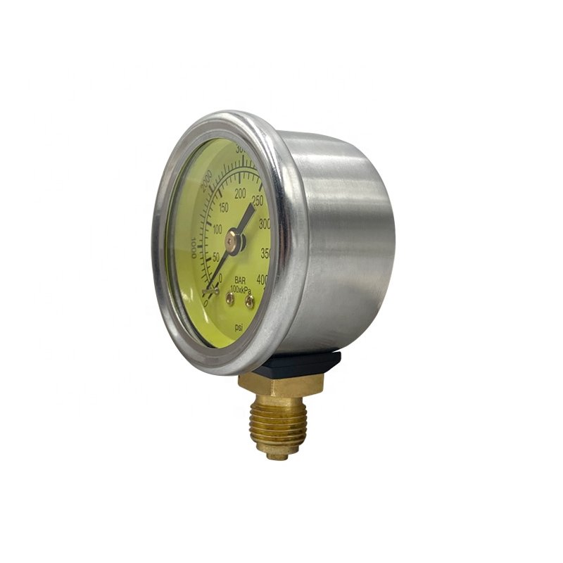 Manometr CNG G 1/4 Stal nierdzewna