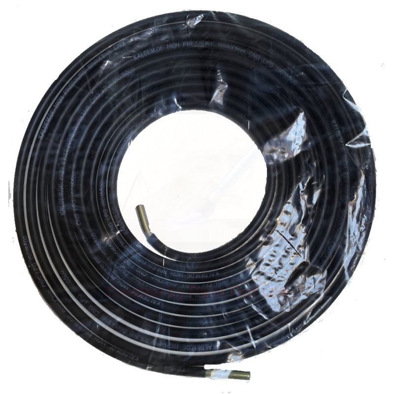 LPG/CNG steel pipe ø 6 mm, 50 meters