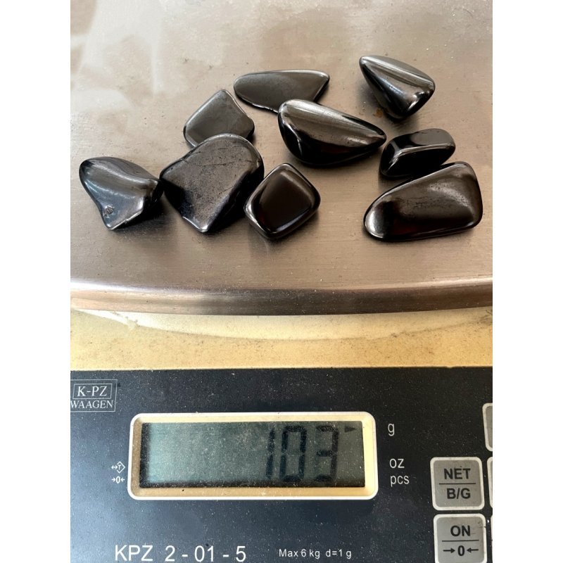 POLISHED SHUNGITE FRACTION 20-40 MM 100 GR PACK