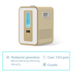 Generator wodoru i tlenu HIM-21 450 ml/min